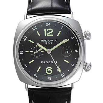 パネライ コピー PANERAI ラジオミール PAM00242 GMT ブラック